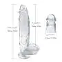FANBO@ 12 Inch Medical-Grade Crystal Glass Stick Neat Inner Soft Wand Couple Role Play Safe Realistic