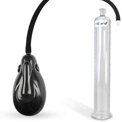 LeLuv Epump Electric Handheld Wireless Premium Hose Penis Pump 9 x 1.35 inch Cylinder