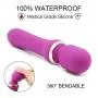 Vibrator Force Rotating LED Light with 10 Modes,Whisper Quiet,USB Cable Rechargeable Weaterproof Design for Bathroom,Garden,Yard,Living Room,Balcony (Purple-yl) (Purple-yl) (Purple-yl-2)