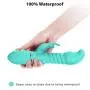Thrusting Rabbit Vibrator with 3 Powerful Thrusting Actions 7 Vibration Modes for G Spot Clitoris Stimulation, PALOQUETH Waterproof Dildo Bunny Vibrator Personal Sex Toy for Women, Rechargeable Blue Thrusting Rabbit Vibrator with 3 Powerful Thrusting Actions 7 Vibration Modes for G Spot Clitoris Stimulation, PALOQUETH Waterproof Dildo Bunny Vibrator Personal Sex Toy for Women, Rechargeable Blue