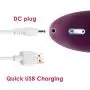 SVAKOM Echo Violet - Rechargeable, Tongue-Shaped Vibrator - Waterproof Dildo - Vibrating Personal Massager - Sex Toys for Women & Couples - Intelligent & Quiet