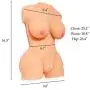 Y-Not 3D Sex Love Doll Silicone Male Masturbator Torso Realistic Breast Pussy Ass Adult Sex Toy Flesh Color 16.3 lbs