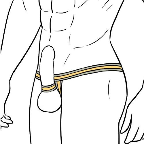 Mens Thong Pants Balls Testicles Lifter Bound Penis Enhancer Underpants with Cock Ring BDSM Sex Fetish Bondage Toys Blue - M Mens Thong Pants Balls Testicles Lifter Bound Penis Enhancer Underpants with Cock Ring BDSM Sex Fetish Bondage Toys Blue - M
