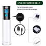 Ship from US Automatic Mens Pen?s Enlargement Pump to Increase The Size and Strength, Electric Vacuum Pump Male Effective Extender