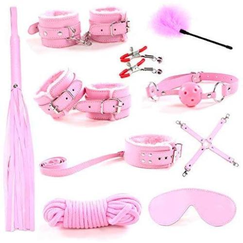 lakeisha001 Bed S-M Game Play Toys for Woman Kit for Couples,High Fun G Spotter,Pink