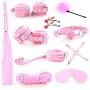 lakeisha001 Bed S-M Game Play Toys for Woman Kit for Couples,High Fun G Spotter,Pink