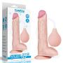 10 inch Realistic Squirting Dildo Ejaculating Dildo with Enema Bulb,Big Anal Dildo Strap on Huge Dildo Suction Cup Dildo (Dildo)