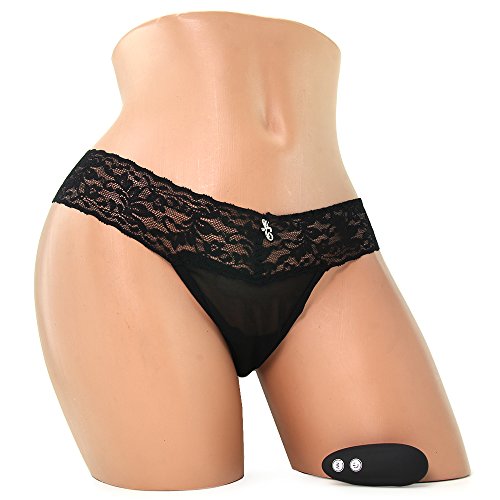 Electric/hustler Lingerie Toys Wireless Remote Control Vibrating Panties, Black, M/l