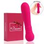 Bullet Vibrator, Enlove, Mini Small Adult Sex Toys with 20 Vibration Modes for Travel Clitoral G-spot Stimulator, Rechargeable Waterproof Silicone Vibrator for Men Women Couples, Rose Red