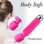 Wand Massager Cordless Vibrating Personal Back Neck Massage | Handheld Mini Body Massagers for Women | Waterproof | Muscle Electric Vibrating Masagers for Female | Small | Wireless | Pink Wand Massager Cordless Vibrating Personal Back Neck Massage | Handheld Mini Body Massagers for Women | Waterproof | Muscle Electric Vibrating Masagers for Female | Small | Wireless | Pink