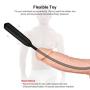 Aookty 113-Super Long Silicone V-íbráting Péniś Plug Uřêthřal V-íbrátor Male Therapeutic Massage Uřêthřal Sounds Cˉatheter Dilators (Black)