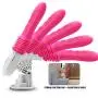 45 Mm Telescopic Distance Rechargeable Automatic Retractable Multispeed Body Vibrating Massager Machine with Suction Cup for Adult Toys 45 Mm Telescopic Distance Rechargeable Automatic Retractable Multispeed Body Vibrating Massager Machine with Suction Cup for Adult Toys