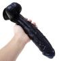 Feeke 11.4" Body Realistic Ðîl`dɔ Relaxing Massage Tool DEPUR (Color : Black)