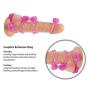 Sexy Slave [10-Pack] Butterfly Vibrating Cock Ring - Stretchy Penis Ring - Clitorial Stimulation for Women - Adult Sex Toys for Couples, Pink or Purple
