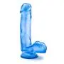 Eden 7" Realistic Feel Flexible Dildo Sex Toy Suction Cup Harness Compatible (Blue) Eden 7" Realistic Feel Flexible Dildo Sex Toy Suction Cup Harness Compatible (Blue)