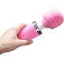 Cordless Wand Handheld Massager Magic Body Therapy Electric 10X Multi-Speed Strong Vibration USB Rechargeable Pink