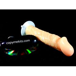 Copy Me! Penis Casting Ultra Kit with Waterproof Remote Control Vibrator, Suction Cup, Color Blast Cream