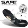 Male Longer Lasting Shake Rooster Cǒckríng with 9 Speeds,Silicone Happy Toys Shock Mens Lock Fine Rings Couple Male G-Sport Full Silicone Vibranting Clock Rings
