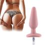 5.7" Silicone Anal Plug for Hismith Sex Machine with Quick Air Connector,4" Insertable Length