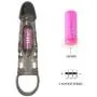 [WALLER PAA] Stretchy Vibrating Male Penis Extension Extender Sleeve Sheath Cock Cage for Men