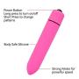 BEISHIDAR Portable Mini Bullet, Waterproof and Powerful Vibrating Mini Wand, Multi Speed - 3.7" 0.75"