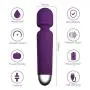 Powerful Cordless Handheld Therapeutic Wand Massager,USB Rechargeable,10x Multi-Speed Vibrations Personal Massager,Perfect for Back Legs Hand Pains,Purple,ALKAID Powerful Cordless Handheld Therapeutic Wand Massager,USB Rechargeable,10x Multi-Speed Vibrations Personal Massager,Perfect for Back Legs Hand Pains,Purple,ALKAID
