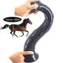 Lfcmf 16.1 inches Inch Bring Your Fantasies to Life with a Stick That Feels and Even Performs Like a Real Massager (Color : Black)