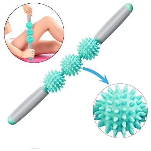 Eurobuy Manual Massage Sticks,Muscle Roller Massage Sticks,Deep Tissue Myofascial Treatment,Fascia Release Cellulite Blasting Remover,Myofascial Release Tools (Mint Green)