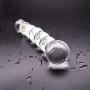 MXD Crystal Clear Glass Bǔtt Pull Beads Comfortable Massage Wànd Female Relaxation Toys T-Shirt