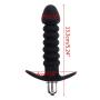 Batyuery Vibrating Amal Plug Silicone Butt Plug Adult Six Toys for Men and Women Prosteat Massager