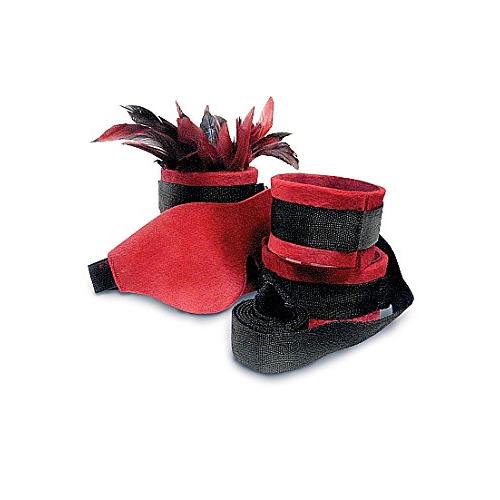 SPORTSHEETS - Sexy Slave Kit, BDSM Playset for Adults (Red)
