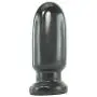 Doc Johnson American Bombshell - Shell Shock - Large - Vac-U-Lock and F Machine Compatible Dildo or Butt Plug - Gunmetal Grey