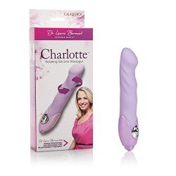 Dr. Laura Berman Intimate Basics Charlotte - Waterproof Silicone Vibrator - Adult Toys for Couples - Purple