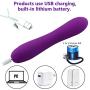 Dayloveme Wireless Wand Massager, Waterproof Powerful Mini Cordless Wand Massaging with 7 Vibrations, Silicone Compact USB Rechargeable Power Massager