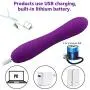 Dayloveme Wireless Wand Massager, Waterproof Powerful Mini Cordless Wand Massaging with 7 Vibrations, Silicone Compact USB Rechargeable Power Massager