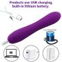 Dayloveme Wireless Wand Massager, Waterproof Powerful Mini Cordless Wand Massaging with 7 Vibrations, Silicone Compact USB Rechargeable Power Massager