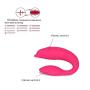 Sekslife 100% High Quality USB Rechargeable Couples Sharecouples Vǐberatores with Remote, Waterproof Wireless Relaxing Toy Pleasing Toys 10 Multi Speeds Discreet Package