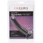 CalExotics Silicone Pegging Probe - Silicone Butt Plug With Suction Cup Base - Waterproof Anal Fetish Sex Toys for Couples - Black