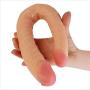 DJKFHIU Ultra Soft 14.6 Inch Double-Ended Lifelike Soft Dîldɔ Stick with Gifts DJKFHIU (Color : Flesh)