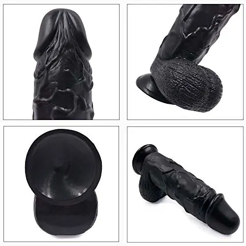 Whtao Lifelike Huge Women Personal Relax Massager Material - Realistic Dîldɔ (Color : Black) Whtao Lifelike Huge Women Personal Relax Massager Material - Realistic Dîldɔ (Color : Black)