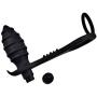 Anal Plug, Sexbaby 10 Speed Prostate Massager, Vibrating Waterproof Sex Toys for Man with 2 Erection Enhancing Cock Ring