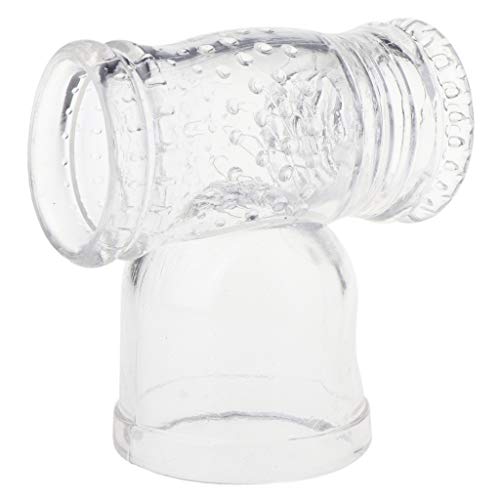 ❤H-YANG Transparent Big Magic Wan-d Headgear Vibrantor Caps for Men Magic Wan-d