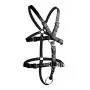 Strict Leather Body Harness with Cock Ring, Medium Large