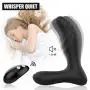 Anal Vibrator Prostate Massager with Finger Motion Technology 10 Vibration Modes, PALOQUETH Male P Spot Massager G Spot Stimulator with Wireless Remote Control,Rechargeable