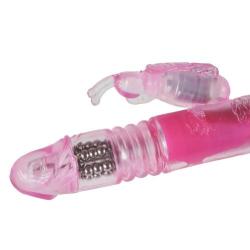 Powerful Butterfly Thrusting Vibrator Double Stimulator 9" Butterfly Design Dildo Vibrator Clitoral Vaginal Anal 360 Degree Rotating Sex Vibrator Toys G-spot Toys Enrich Your Sexual Life