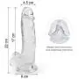 8.6 Inch Realistic Dîldɔ with Suction Cup+Lube 8.6 Inch Realistic Dîldɔ with Suction Cup+Lube