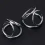 CONtenct-Toy Stainless Steel 3 Ring Clamps Eggplant Brother Rings Lock Adult Men Game Intense Emotion Product with Silver CONtenct-Toy Stainless Steel 3 Ring Clamps Eggplant Brother Rings Lock Adult Men Game Intense Emotion Product with Silver