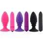 Flosky Silicone Amal Plug Toys with 10 Vibrantion Modes Mini Vibrarator Stimulation for Women Men