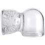 Massage Accessories Massager Attachment Head Caps Attachments Silicone Accessory -Two Different Styles (Clear)