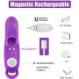 G Spot Finger Vibrator, PALOQUETH Personal Vibrator Clitoris Massager Sex Toy for Couples with 9 Powerful Vibration Textured Head for Intense Stimulation, Waterproof Wireless Remote Rechargeable